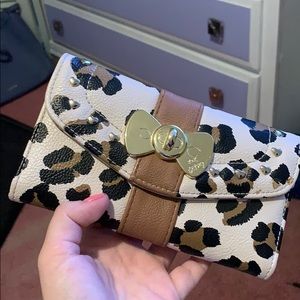 Betsey Johnson Cheetah Print Wallet